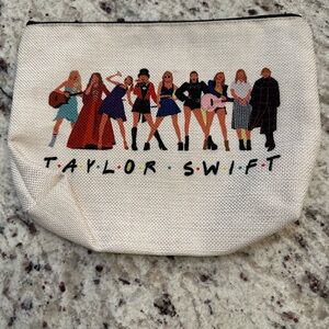 Taylor Swift Multicolor Canvas Cosmetic Bag